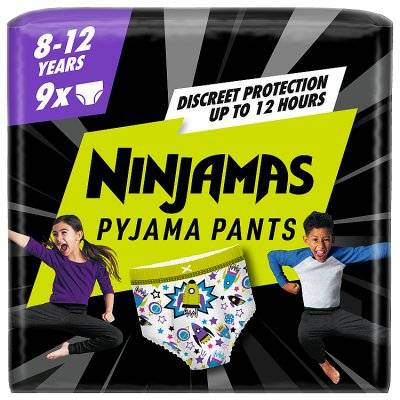 Pampers Ninjamas Pyjama Pants 8-12 Years (9Each)