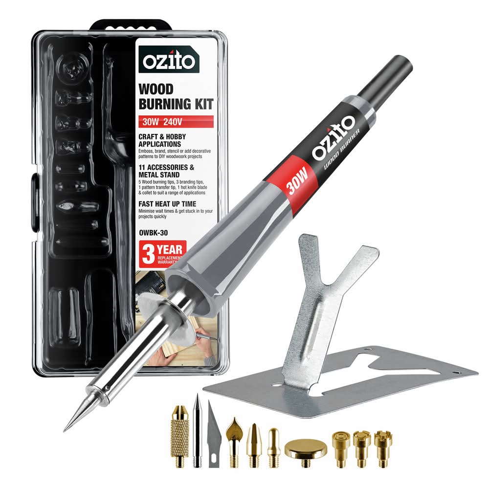 Ozito 30W Wood Burning Kit