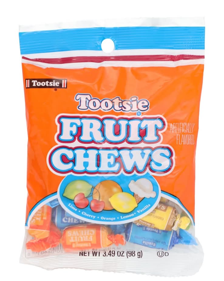 Tootsie Roll Fruit Candy Chews, Assorted (3.49 oz)