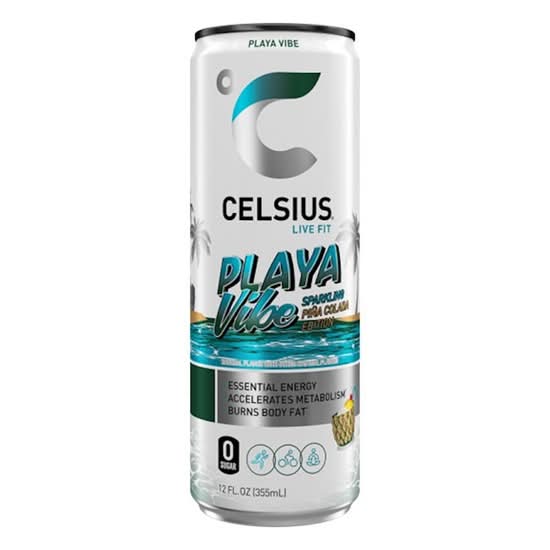 Celsius Playa Vibe 12 oz Can