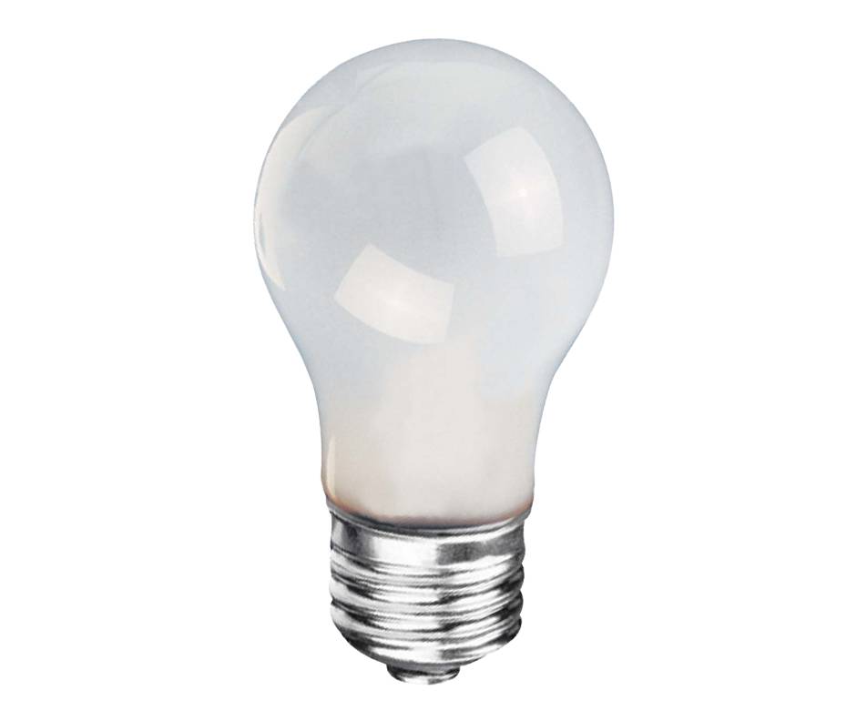 Ge ampoule (1 unité, givrée) - light frosted bulb (1 unit)