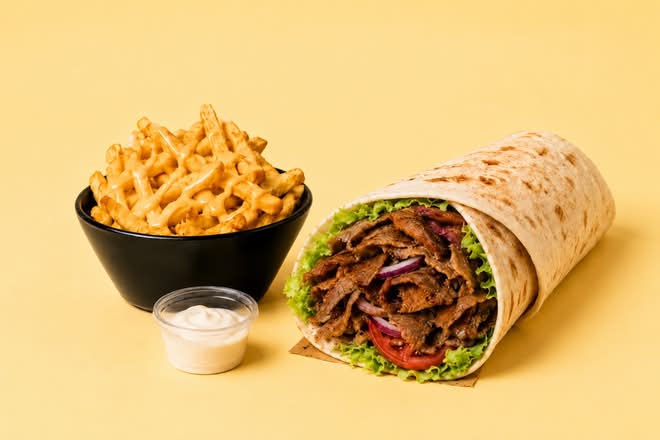 Kebab'z Galette 🥙 + Frites 🍟