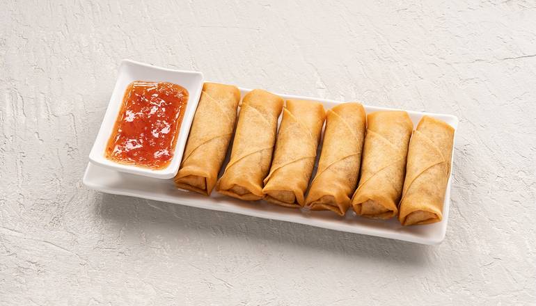 16. Vegetable Egg Rolls