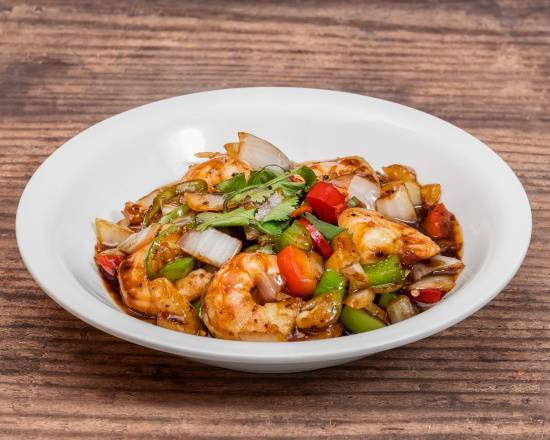 King Prawn Black Bean Sauce士椒大虾