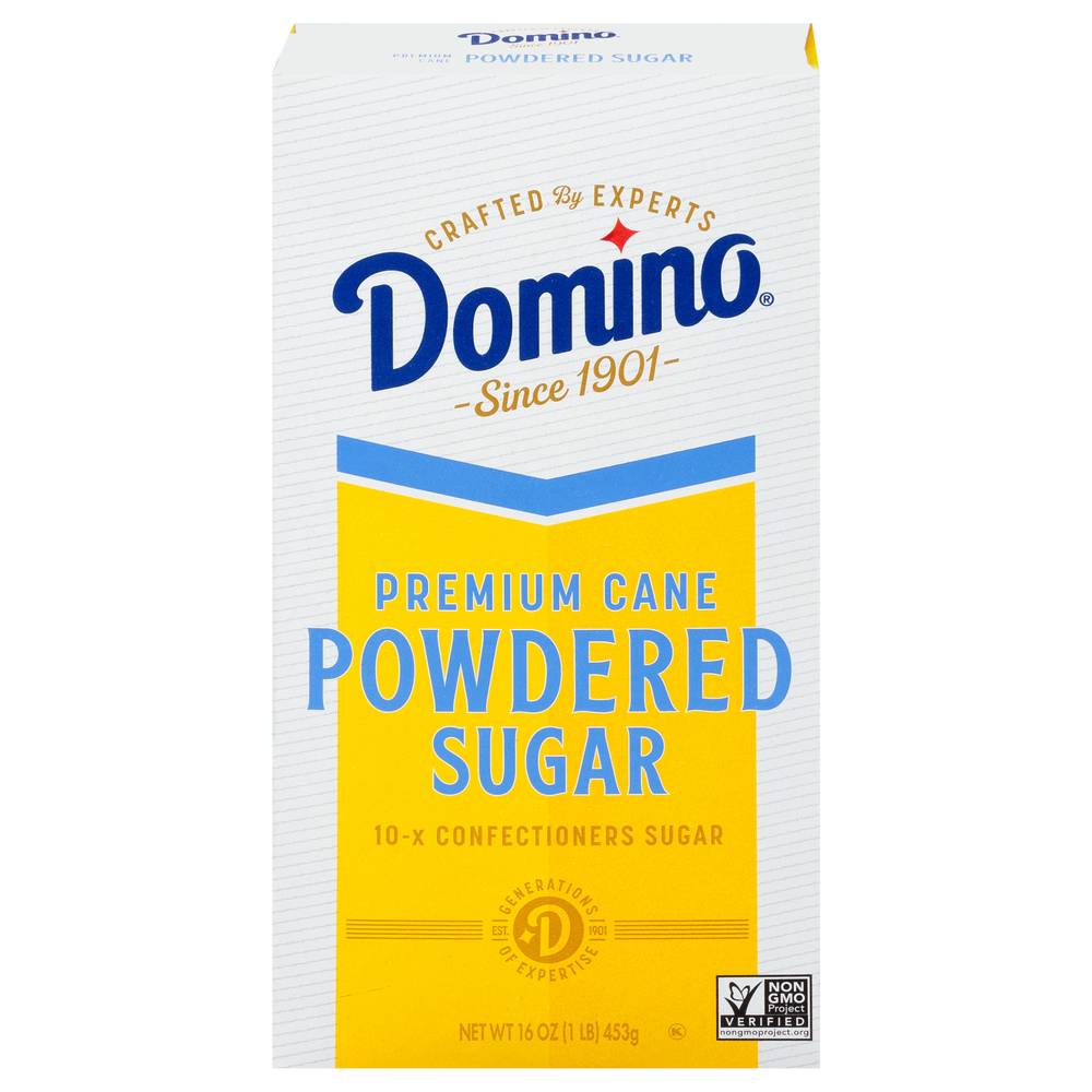 Domino Premium Cane Powdered Confectioners Sugar With Cornstarch (1 lbs)