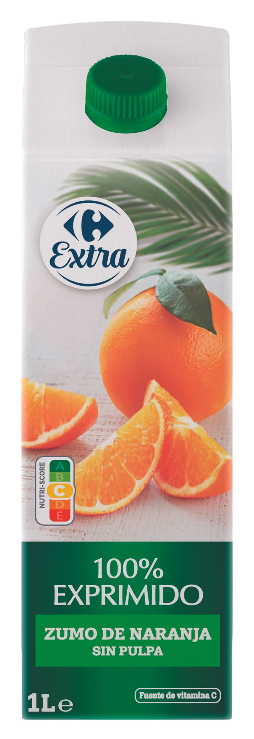 Zumo de naranja 100% exprimido sin pulpa · Carrefour Extra (1 L)