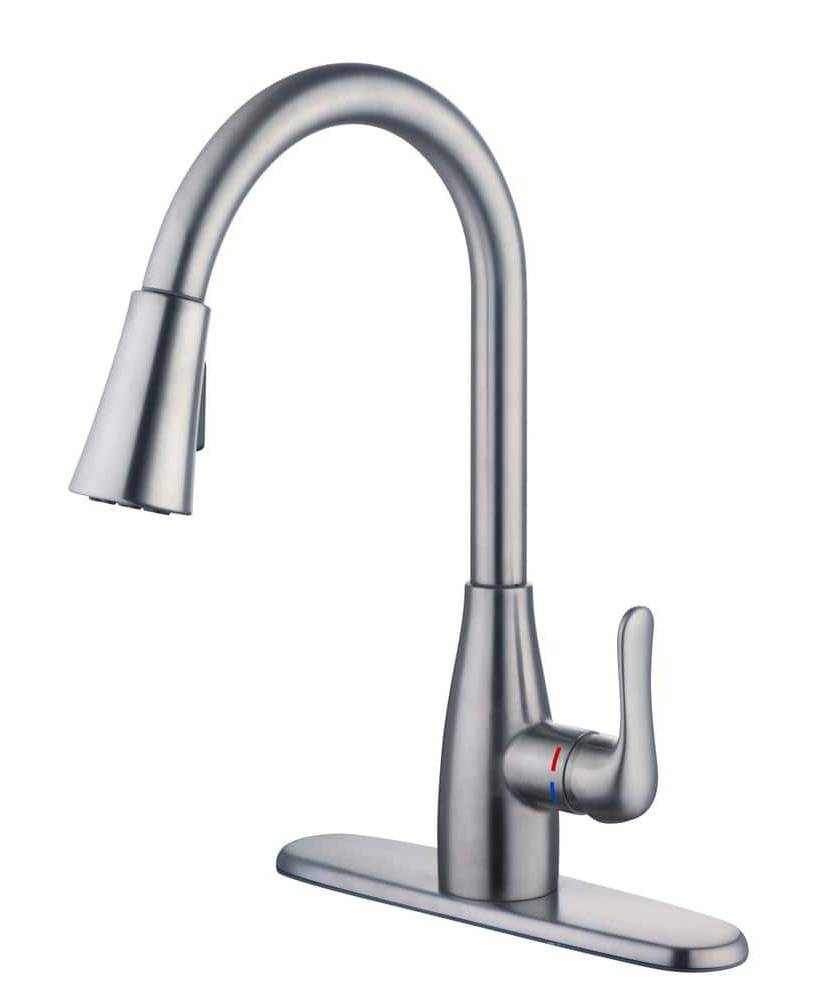 Glacier Bay Mckenna Kitchen Faucet With Single Handle Pull-Down Sprayer