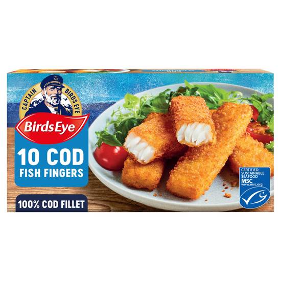 SAVE £1.00 Birds Eye Cod Fish Fingers x10 280g