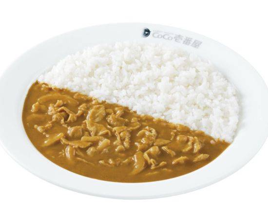 豚しゃぶカレー Thin-sliced pork curry