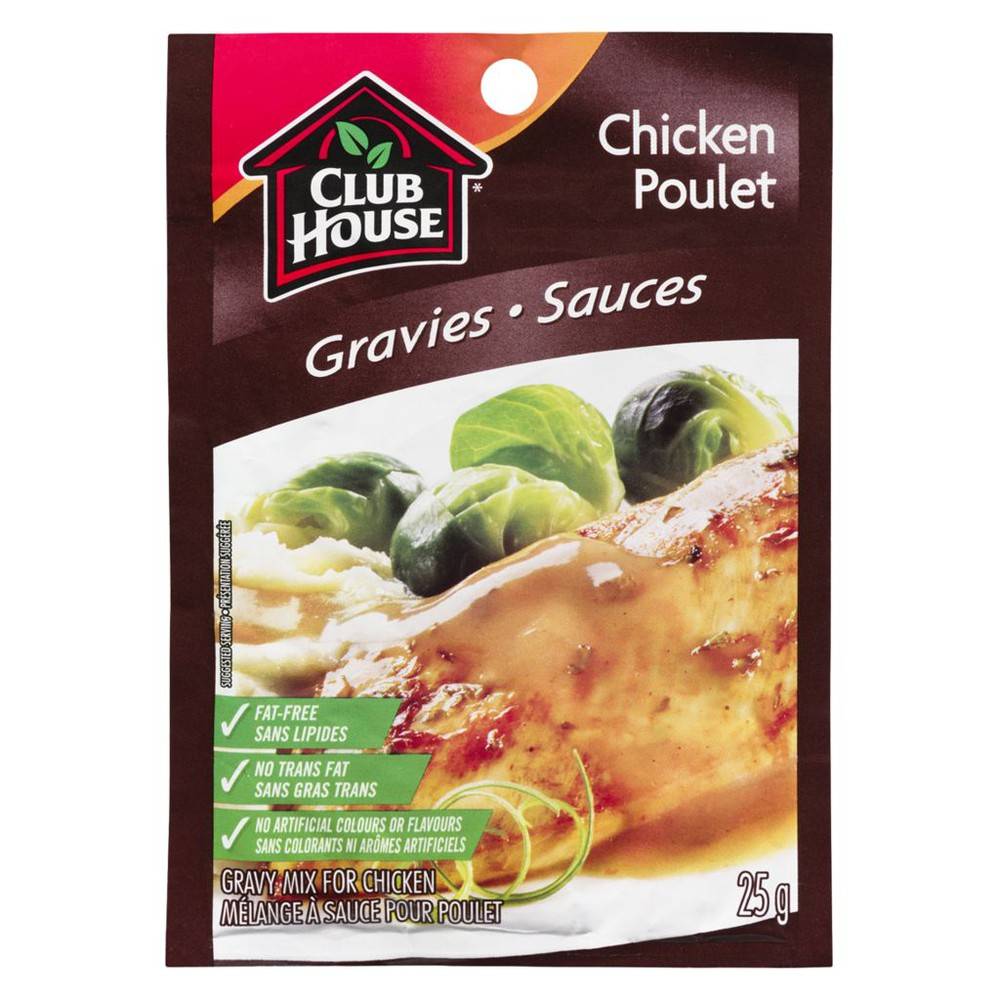 Club House Gravy Mix, Chicken (25 g)