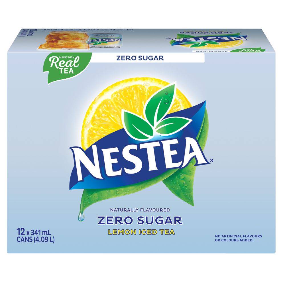 Nestea Zero Sugar Lemon Iced Tea (12 ct, 341 ml)