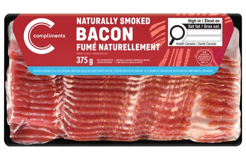 Compliments Naturally Smoked Bacon (375 g)