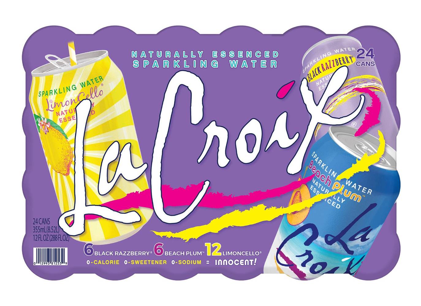 LaCroix Sparkling Water Variety pack, Assorted (24 x 12 fl oz)