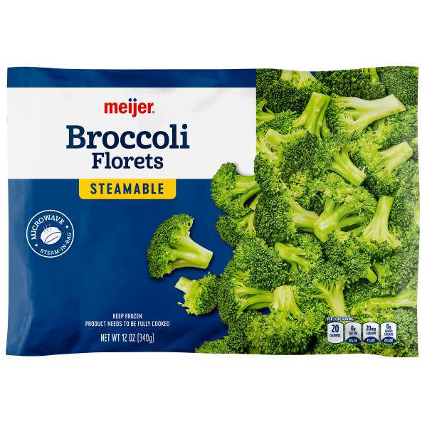 Meijer Steamable Broccoli Florets (12 oz)