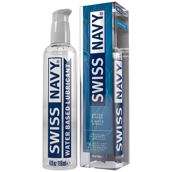 Swiss Navy Water-Based Lubricant, 4 OZ