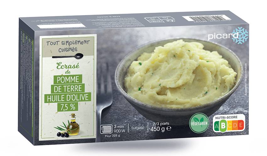 Écrasée de pommes de terre à l'huile d'olive (7,5%)