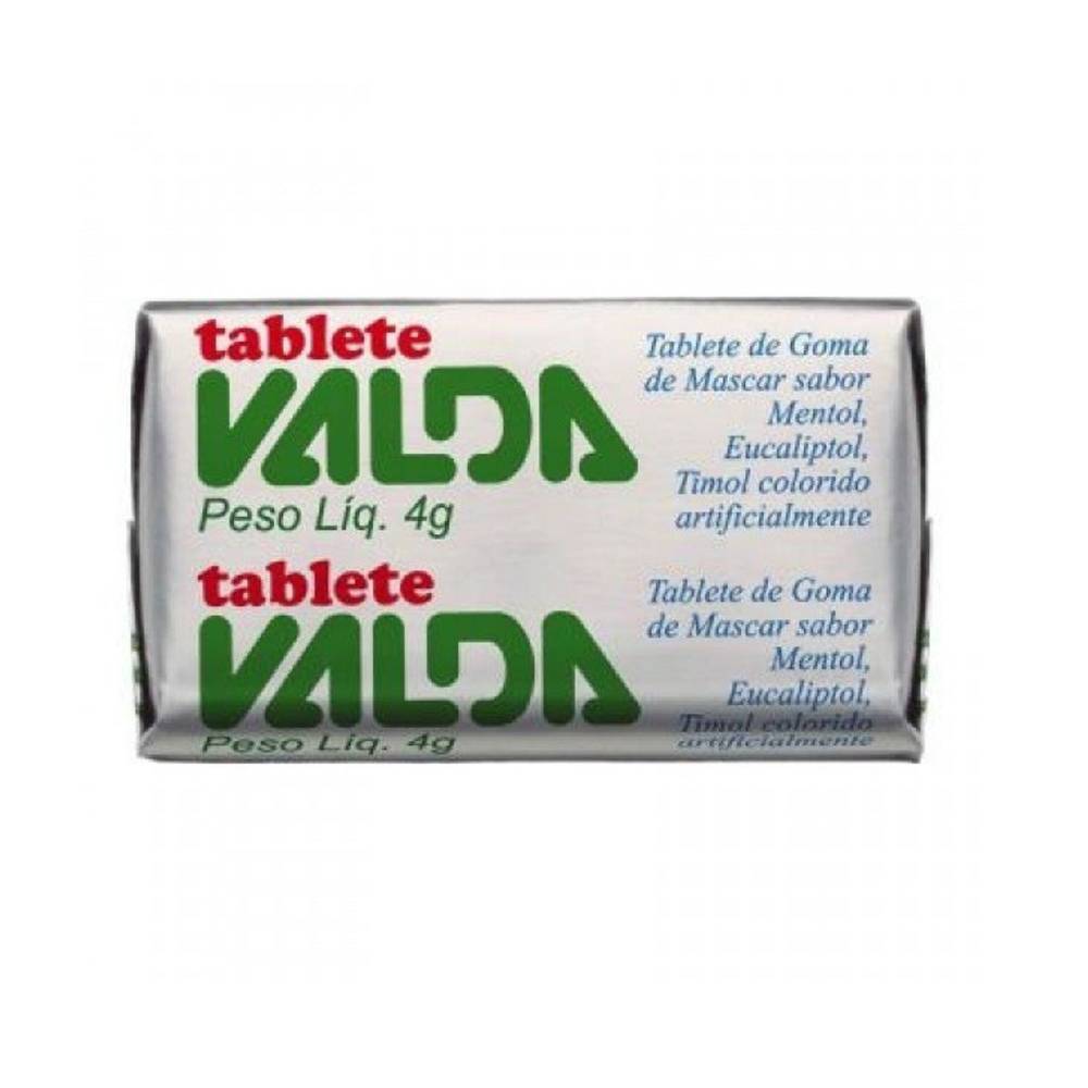 Valda tablete classic sabor mentol, eucaliptol e timol (4g)