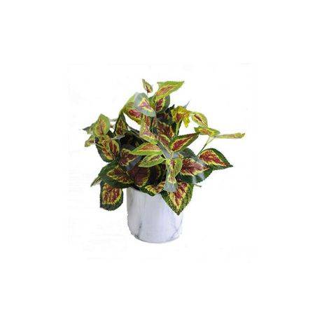 Lerman Decor Artificial Plant in Marble Pot (650 g)