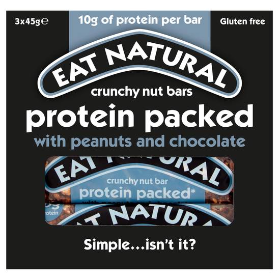 SAVE £0.65 Eat Natural Bar, Protein 3x45g
