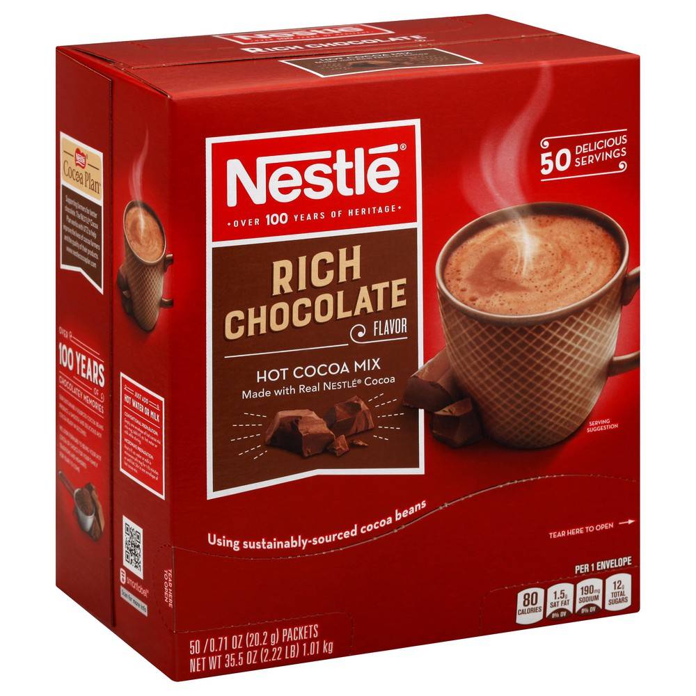 Nestle Instant Hot Chocolate Mix (50 ct, .71 oz)