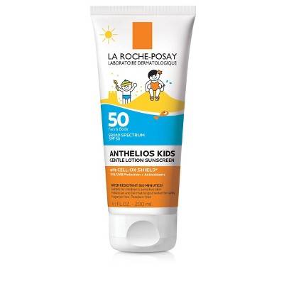 La Roche-Posay Water Resistant Kids Gentle Lotion Sunscreen Spf 50 For Face and Body