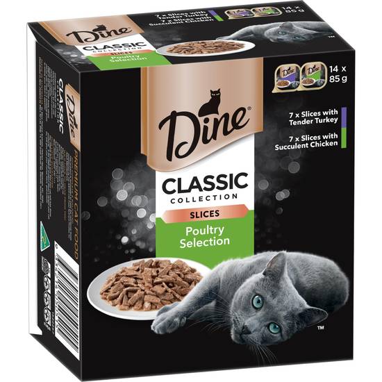 Dine Daily Cat Food Poultry Selection 14x85g 14 pack