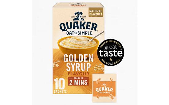 Quaker Oat So Simple Golden Syrup Porridge 10pk