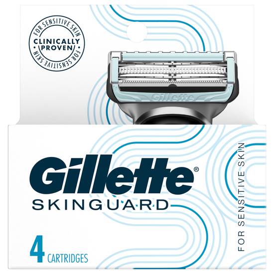 Gillette Skinguard Razor Blade Refill For Sensitive Skin (4 ct)