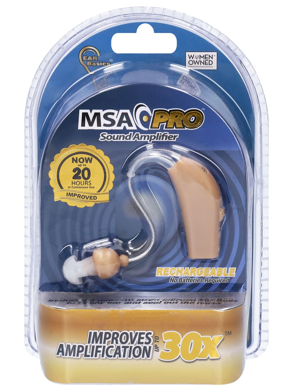 MSA Pro Personal Behind the Ear Sound Amplifier (1.11 lbs, 5 ct)
