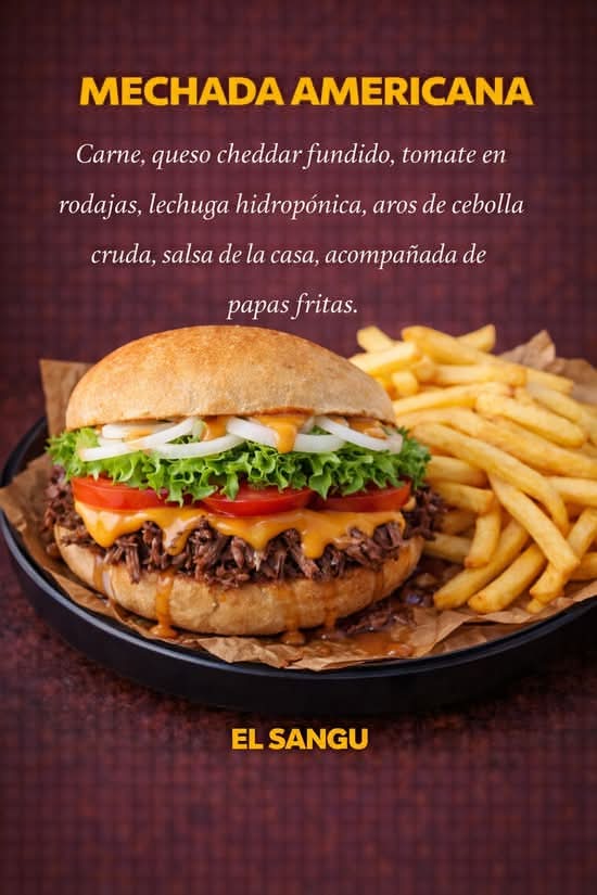 Carne Mechada Clásicas Americana