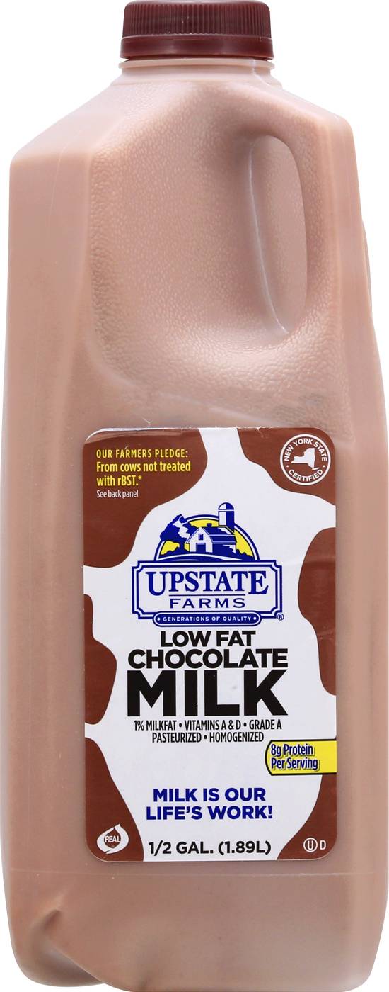 Upstate Farms Milkfat Low Fat Milk (0.5 gal) (chocolate)