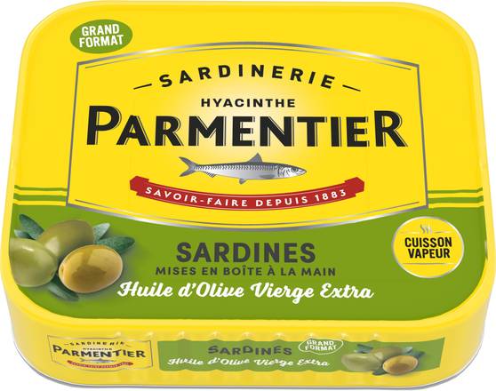 Parmentier - Sardines à l'huile d'olive vierge extra