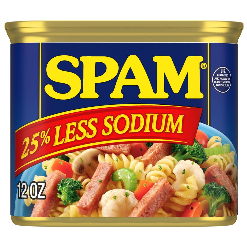 Spam Hormel Classic 25% Less Sodium Lunch Meat (12 oz)