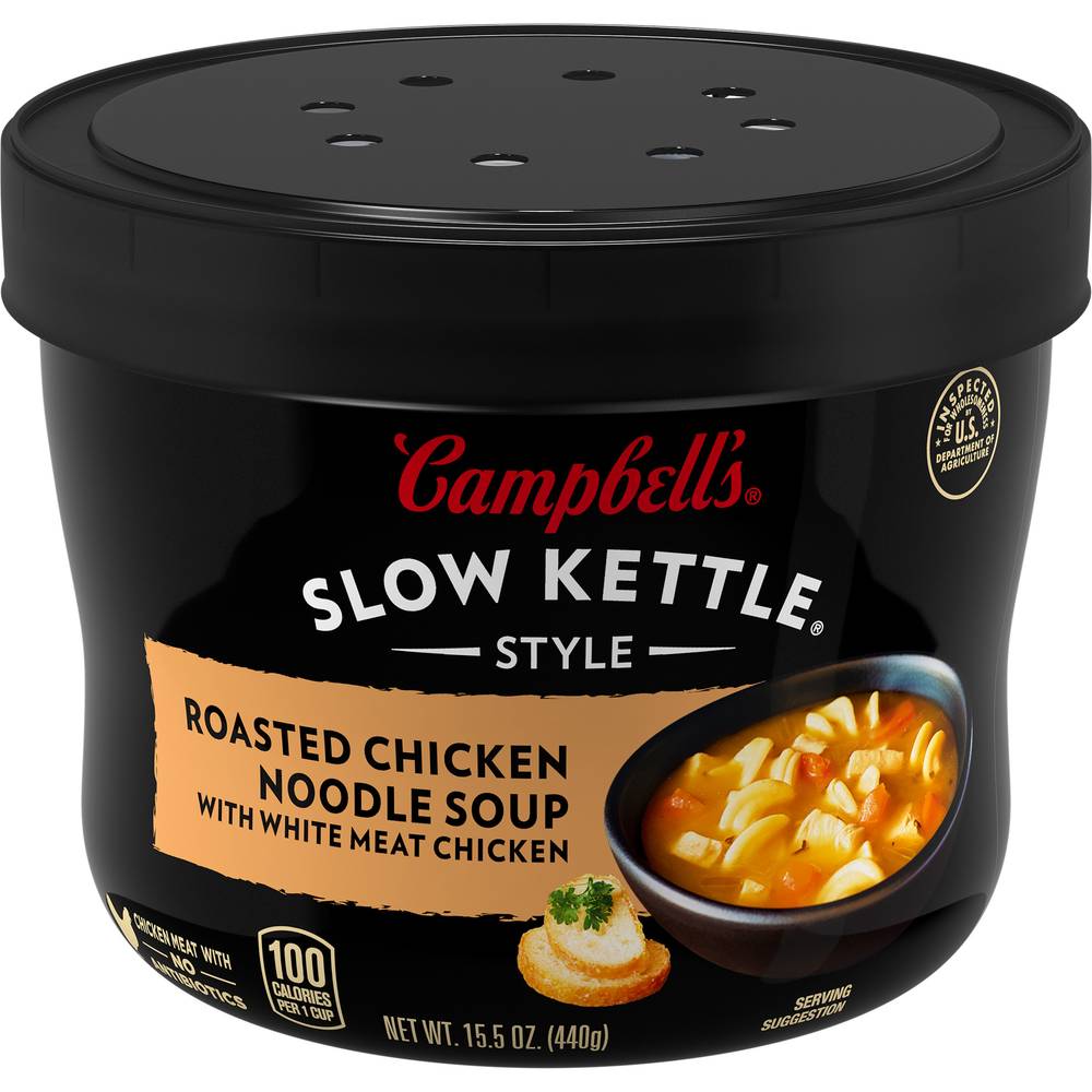 Campbell's Slow Kettle Style Roasted Chicken Noodle Soup (15.5 oz)