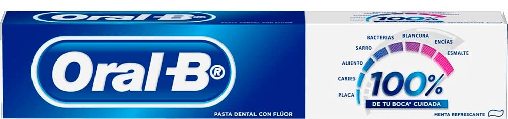 Oral-B · Pasta dental con flúor menta refrescante (50 ml)