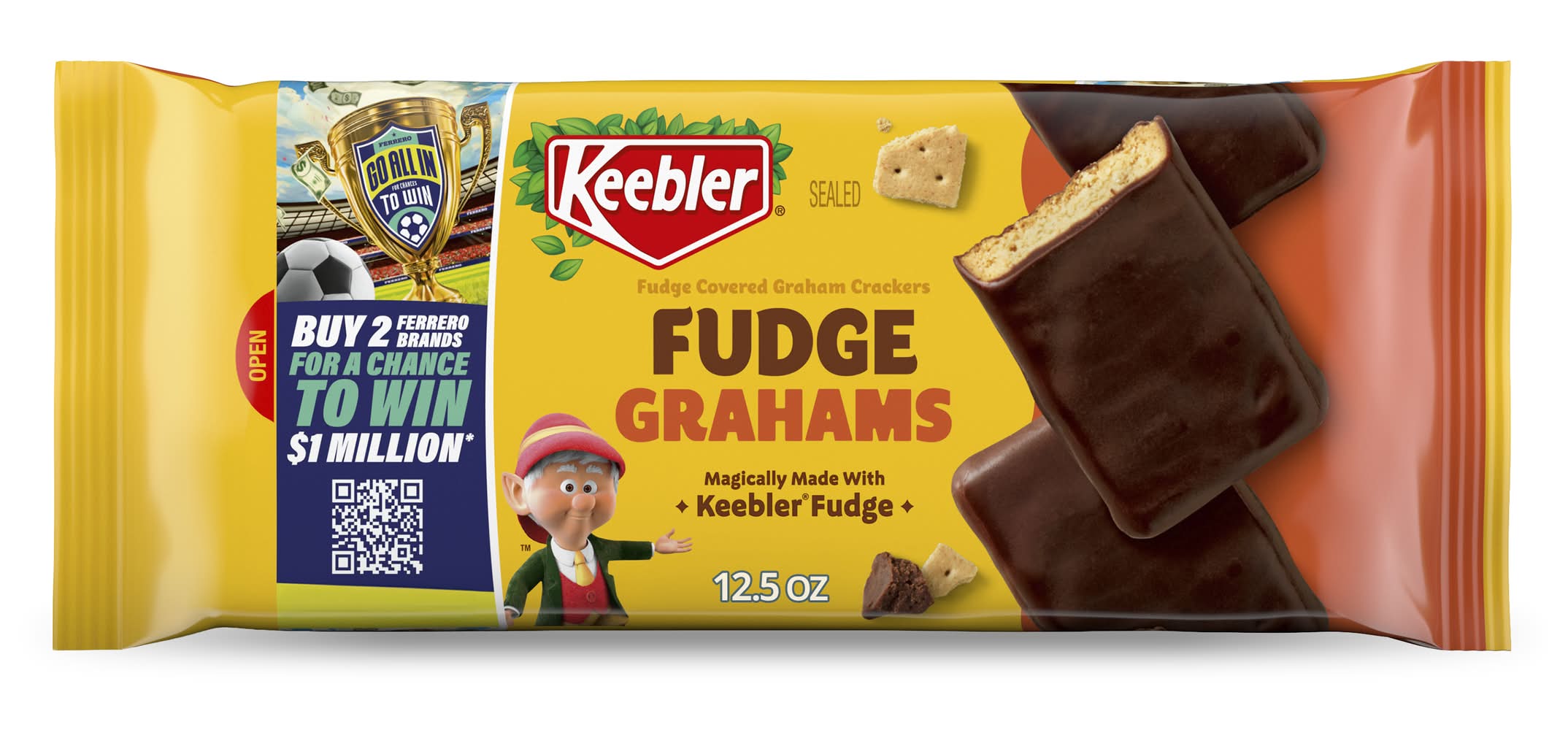 Keebler Deluxe Grahams Original Cookies (12.5 oz)