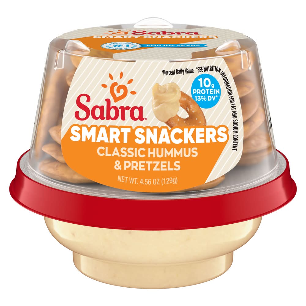 Sabra Hummus With Pretzels, Classic (4.56 oz)
