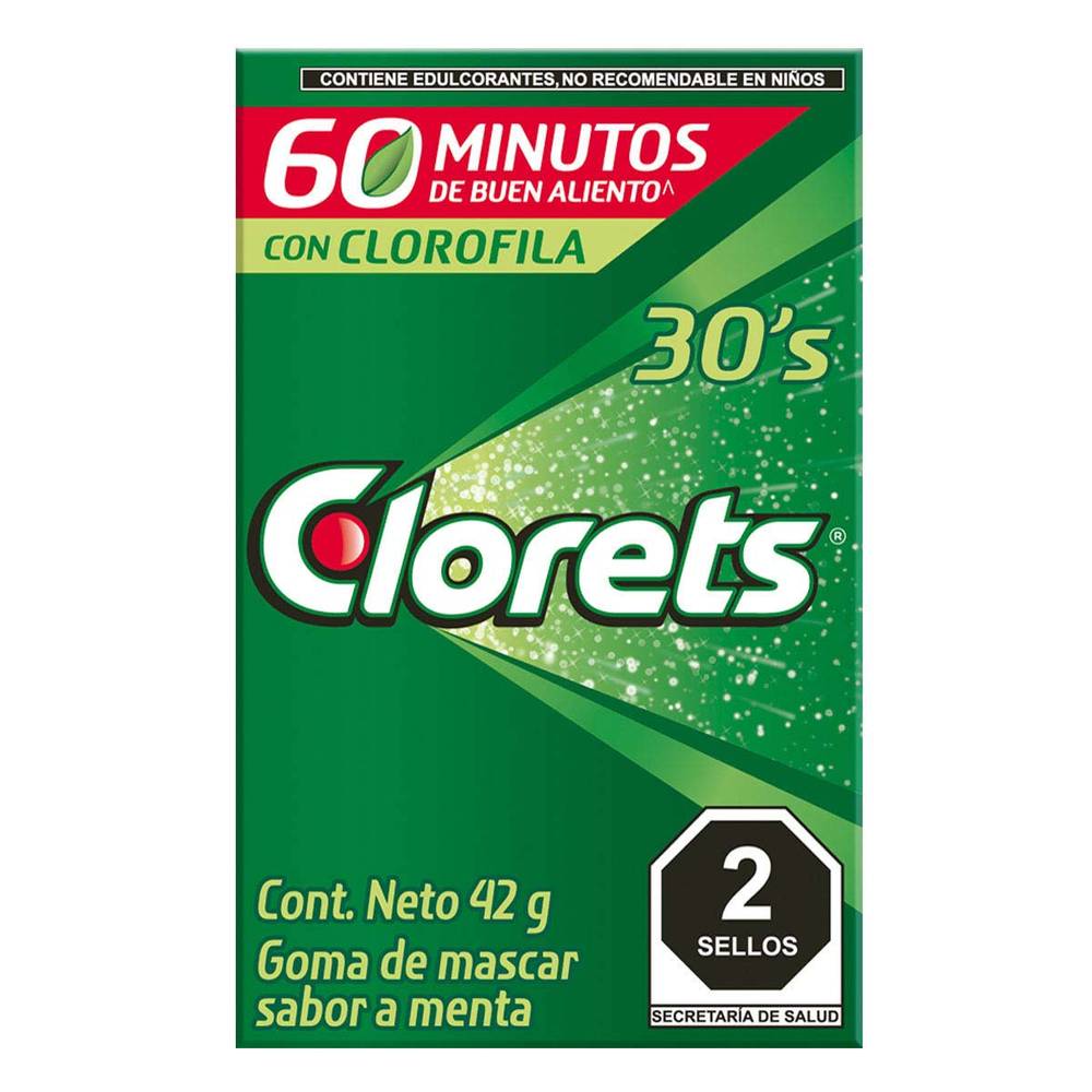 Clorets · Goma de mascar sabor menta (42 g)