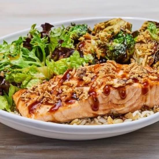 Sesame-Soy Salmon** Bowl