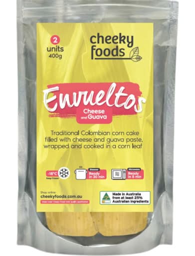Frozen Envueltos Wrapped Corn Cake Cheese And Guava 400g