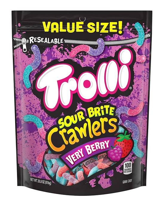 Trolli Sour Brite Crawlers Berry Gummi Candy