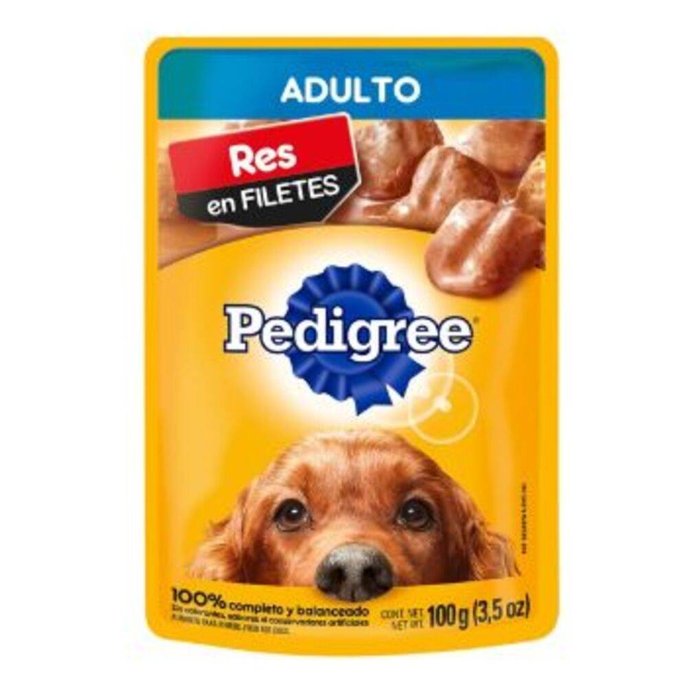 Pedigree alimento húmedo en filetes para perro (adulto/res)