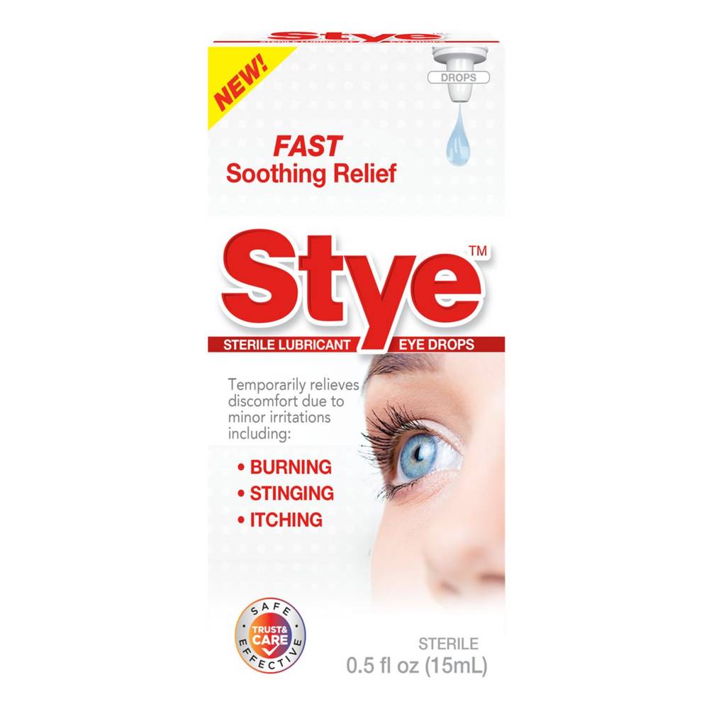 Stye Sterile Lubricant Eye Drops (0.5 fl oz)