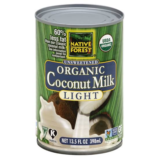 Native Forest Unsweetened Organic Coconut Milk Light (13.5 fl oz)