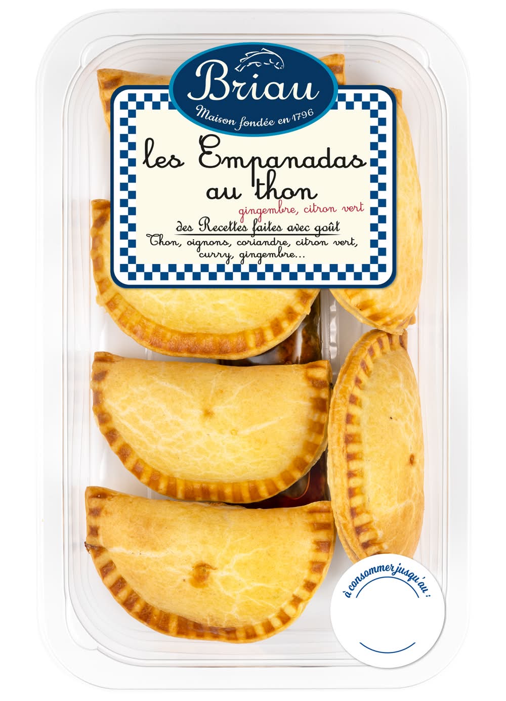 Maison Briau - Empanadas au thon gingembre & citron vert (160g)