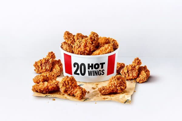 20 Hot Wings Bucket 🔥