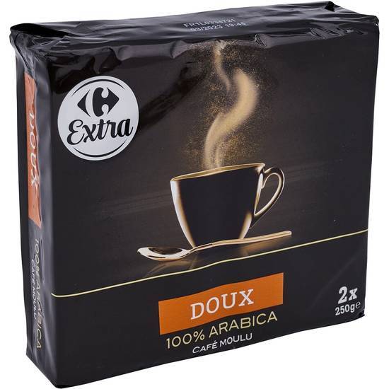 Carrefour Extra - Café moulu 100% arabica doux (500 g)