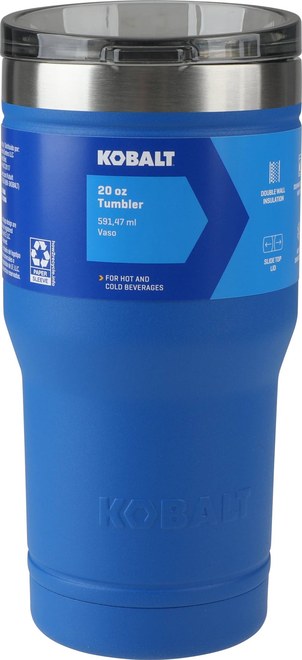 Kobalt 20-fl oz Stainless Steel Insulated Tumbler - Blue | 410-068-0131