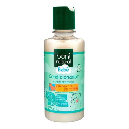 Boni Natural · Condicionador hipoalergênico bebê calêndula e hamamélis (250 ml)