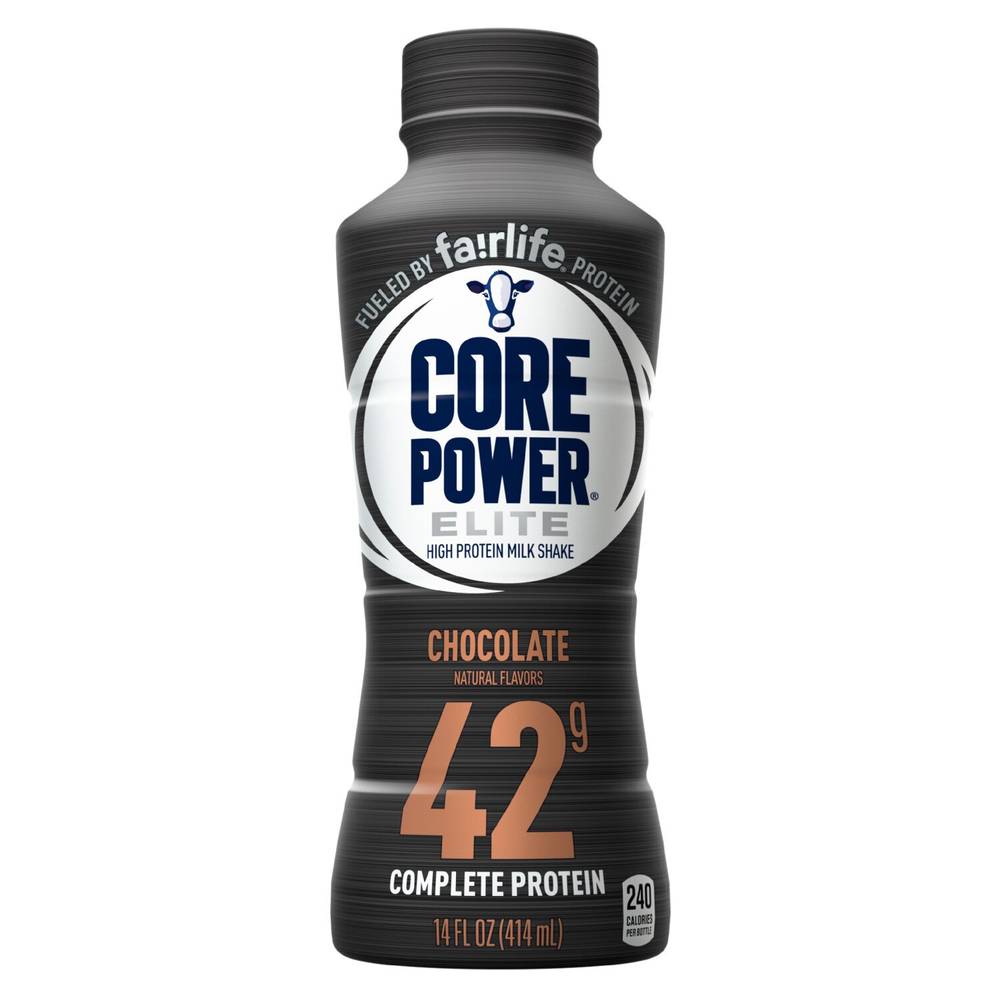 Core Power Elite 42G Chocolate Protein Drink By Fairlife Milk, 14 Fl Oz